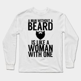 A man without a beard is like a woman with one Long Sleeve T-Shirt